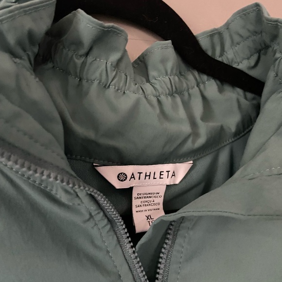 Athleta Women’s cotton poplin Advantage hi-low top XL - Picture 2 of 3